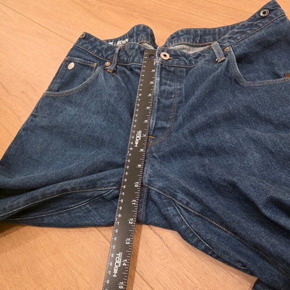 G Star RAW ARC 3D Tailored Braces Jeans in Raw Verde Denim Fits W34/L30 - Picture 11 of 16